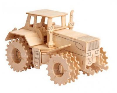 3D Lazer Kesim Traktor Maketi